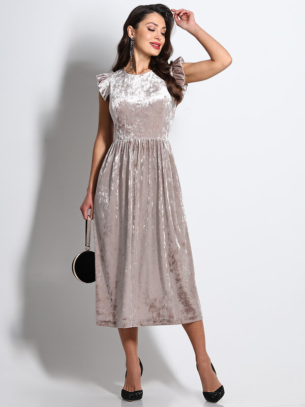 DStrend Платье 569429 ЮС-1052 Бежевый