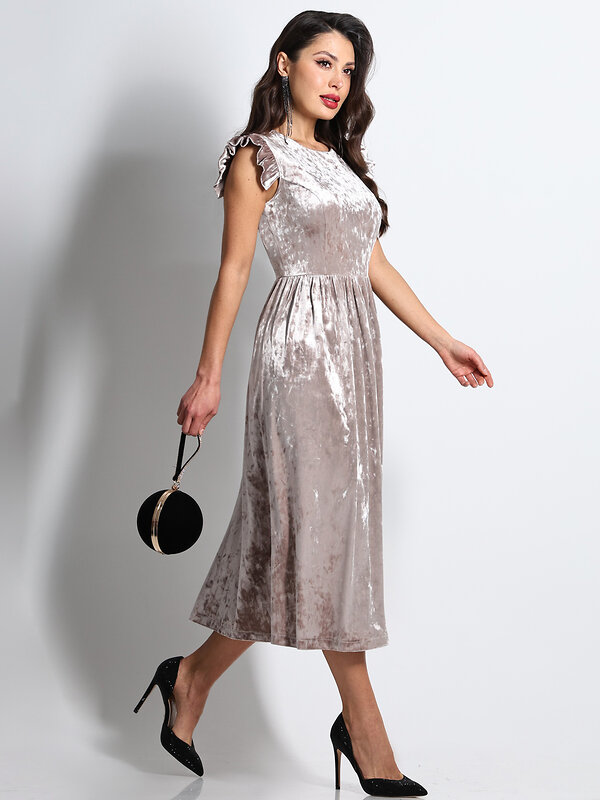 DStrend Платье 569429 ЮС-1052 Бежевый