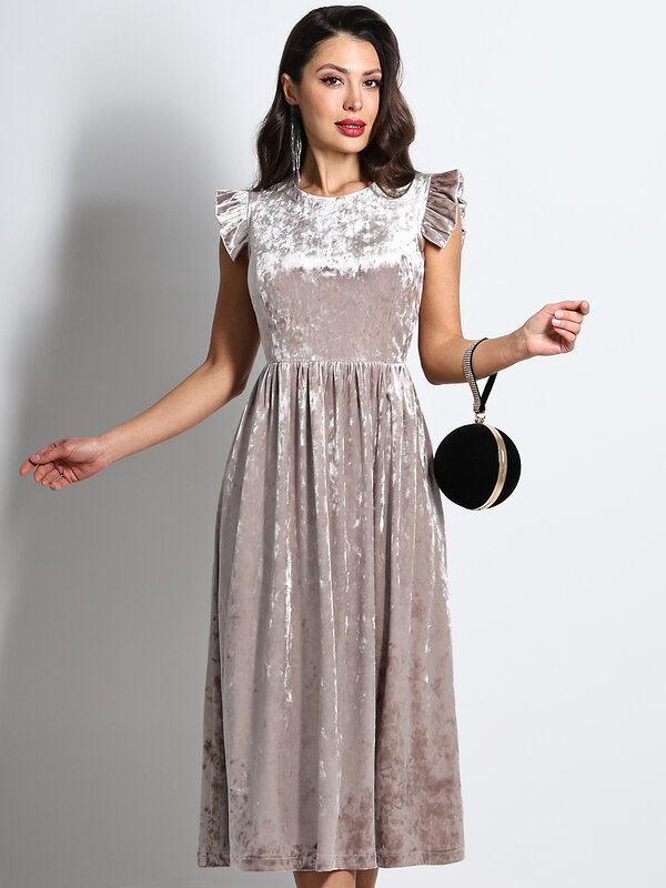 DStrend Платье 569429 ЮС-1052 Бежевый