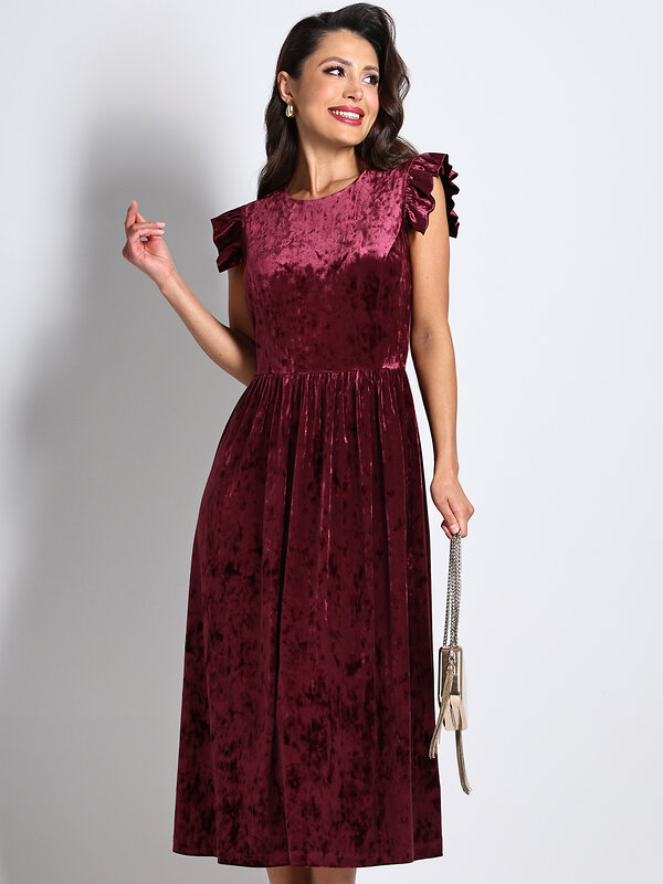 DStrend Платье 569430 ЮС-1054 Вишнёвый