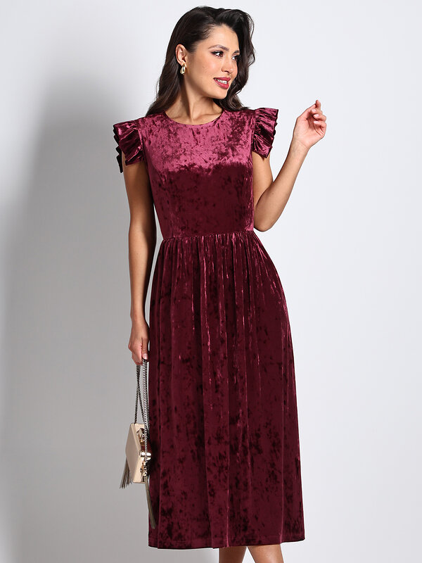 DStrend Платье 569430 ЮС-1054 Вишнёвый