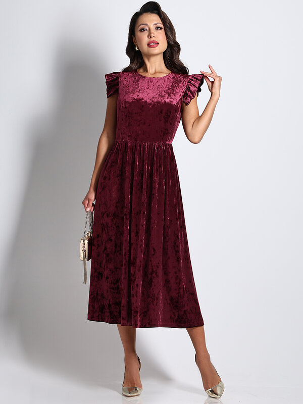 DStrend Платье 569430 ЮС-1054 Вишнёвый