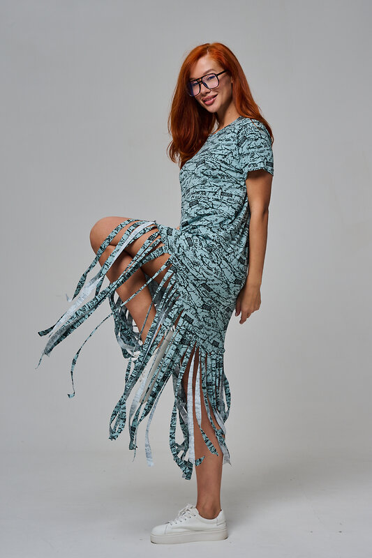 Натали Платье 569433 7480 буквы на ментоле