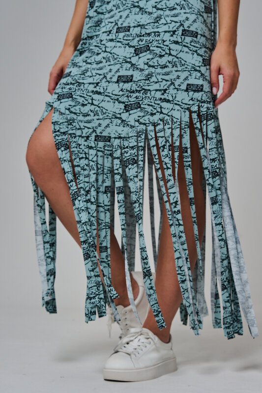 Натали Платье 569433 7480 буквы на ментоле