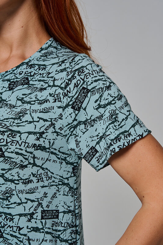 Натали Платье 569433 7480 буквы на ментоле