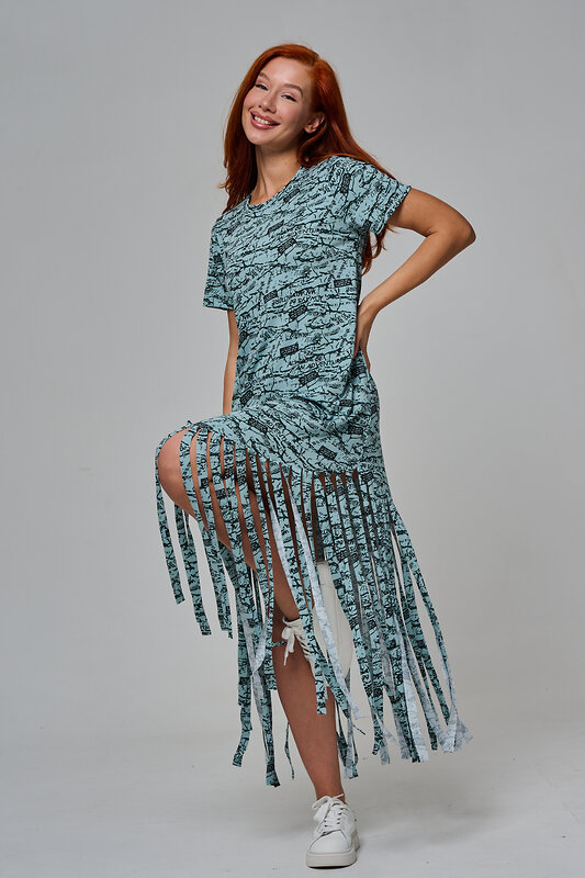 Натали Платье 569433 7480 буквы на ментоле