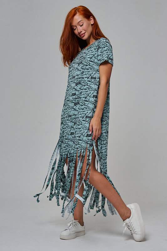 Натали Платье 569433 7480 буквы на ментоле