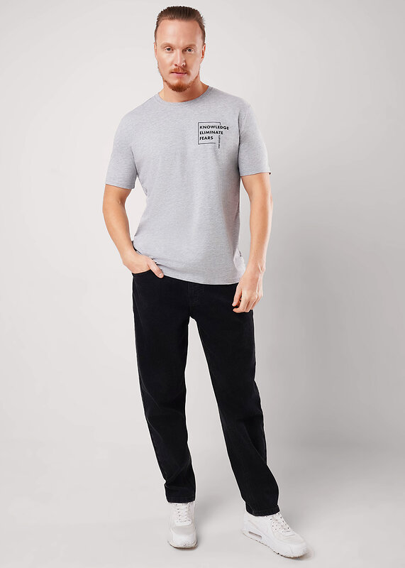 CLEVER Фуфайка 569451 600311/35ккп мел меланж серый