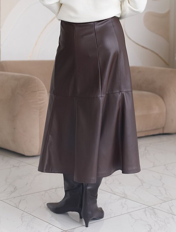 VILATTE Юбка 569455 D26.183 коричневый