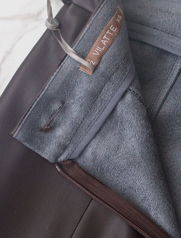 VILATTE Юбка 569455 D26.183 коричневый