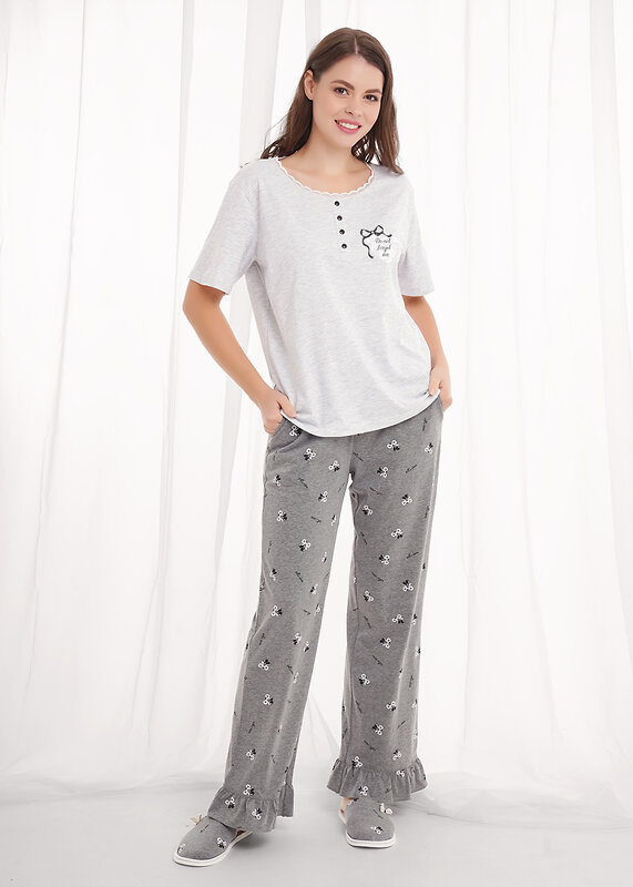 CLEVER Набор 569456 LP26-1210/4 меланж св.серый/меланж т.серый