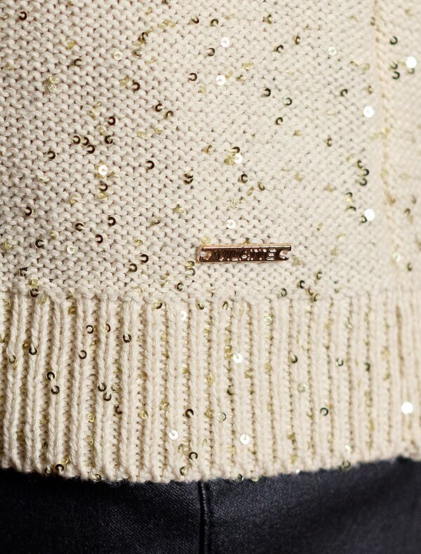 VILATTE Джемпер 569464 D39.365 бежевый