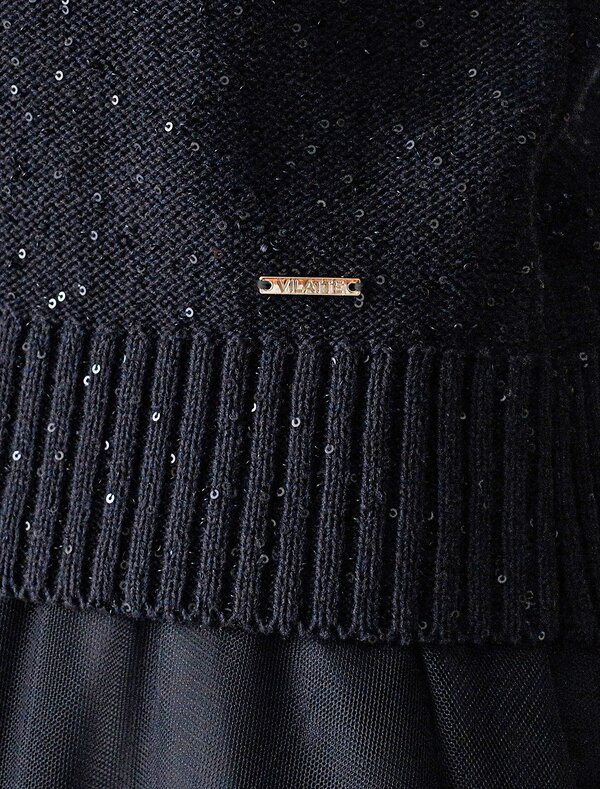 VILATTE Джемпер 569465 D39.371 черный