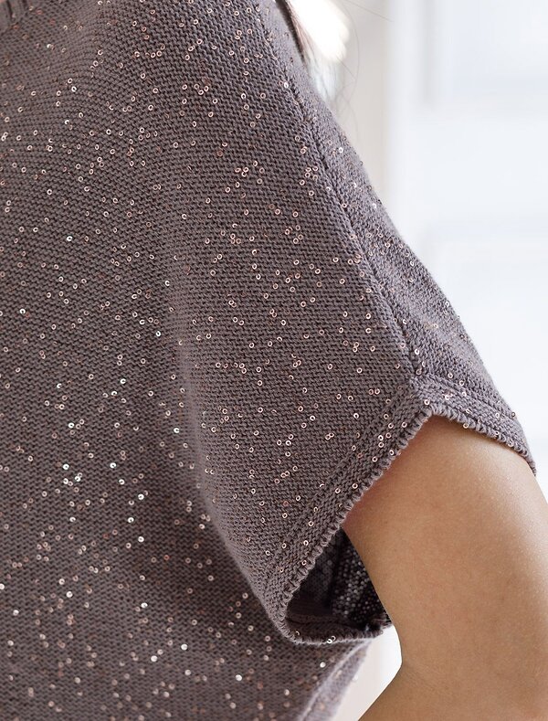 VILATTE Джемпер 569467 D39.367 кофейный