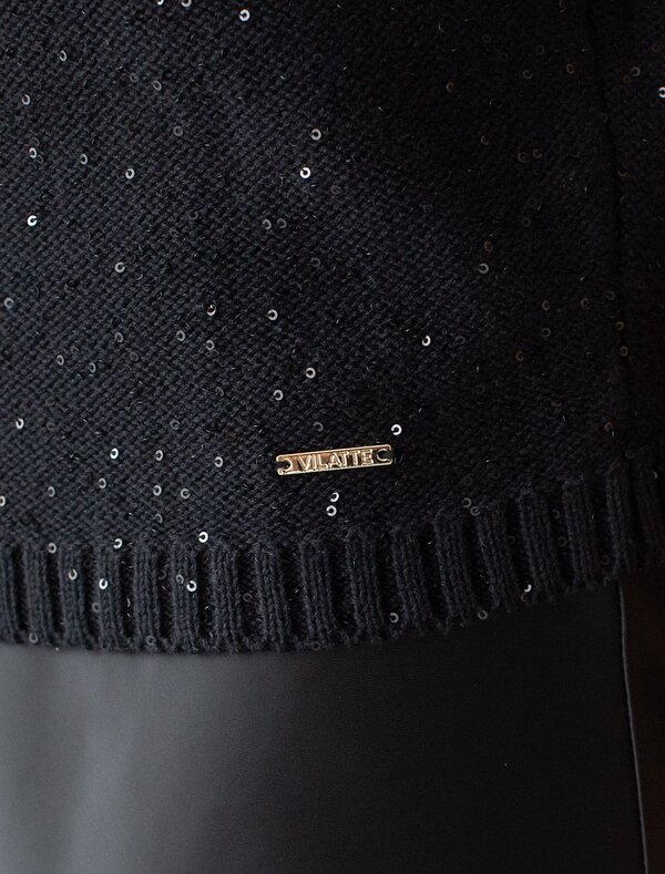 VILATTE Джемпер 569468 D39.367 черный