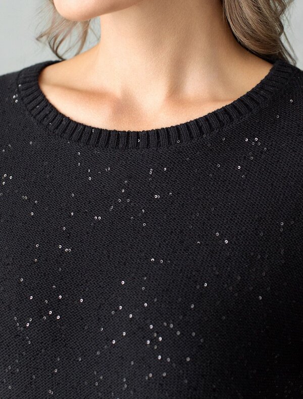 VILATTE Джемпер 569468 D39.367 черный