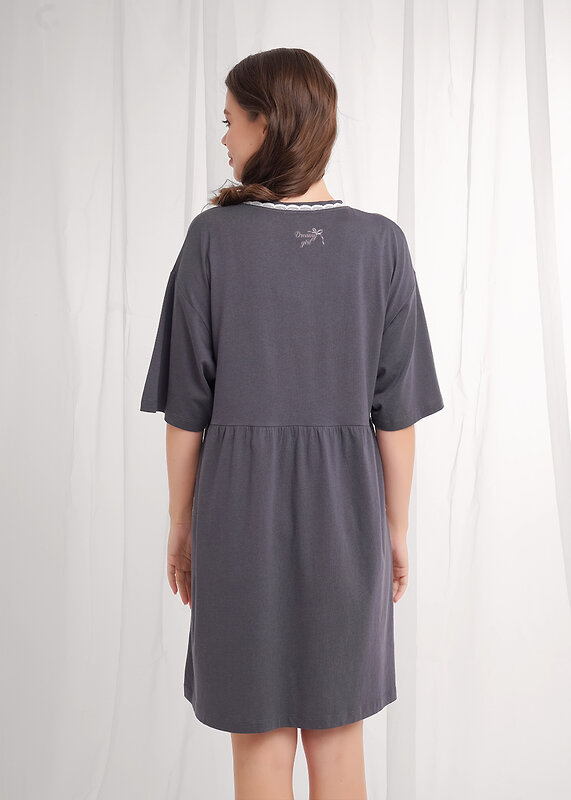 CLEVER Платье 569471 LDR26-1210/1 т.серый