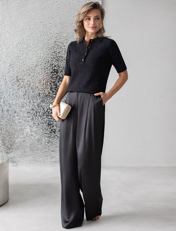 VILATTE Джемпер 569472 D39.365 черный