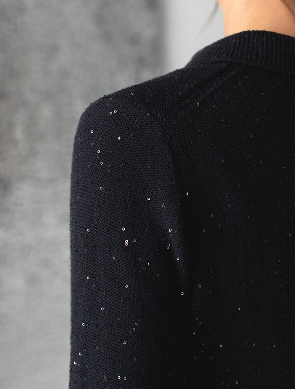 VILATTE Джемпер 569472 D39.365 черный