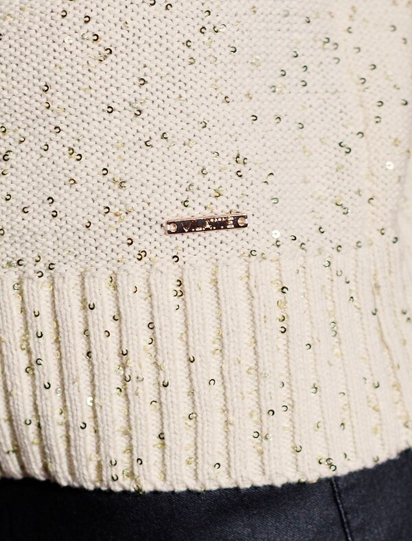 VILATTE Джемпер 569473 D39.371 бежевый