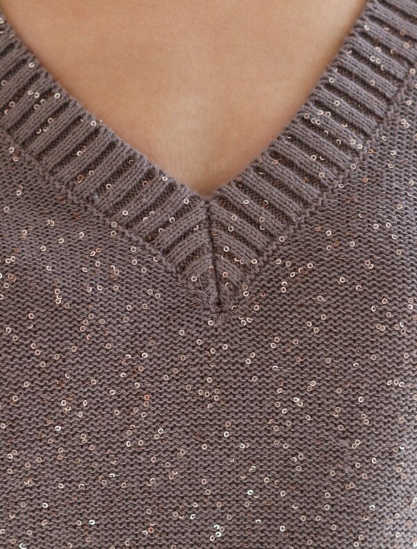 VILATTE Джемпер 569474 D39.371 кофейный