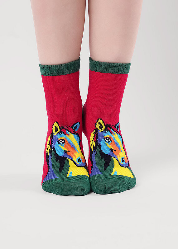 CLEVER Носки 569485 С4554 16-18,18-20 красный