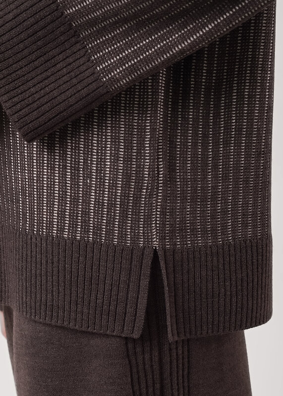 CLEVER Джемпер 569520 154597/192ак меланж бежевый