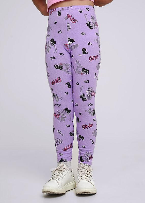 CLEVER Лосины 569523 903633гн. св.фиолетовый/чёрный