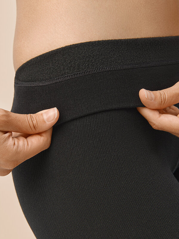 Omsa Колготки 569569 COTTON FLEECE 300 MAXI Nero (Черный)