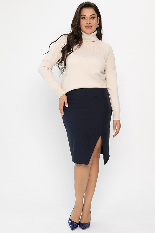 LT Collection Юбка 569593 Ю14269-30М темно-синий