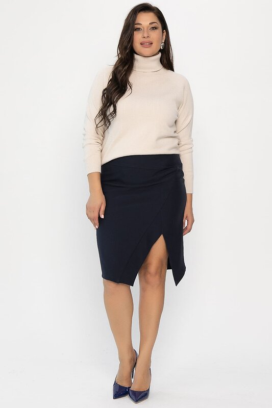 LT Collection Юбка 569593 Ю14269-30М темно-синий