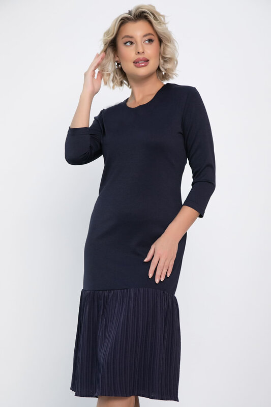 LT Collection Платье 569599 П14810-10М темно-синий