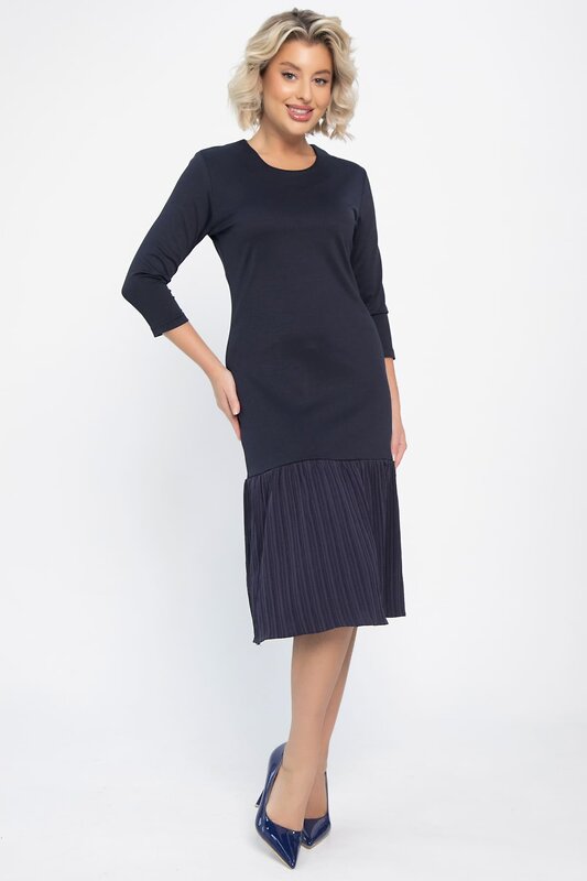 LT Collection Платье 569599 П14810-10М темно-синий