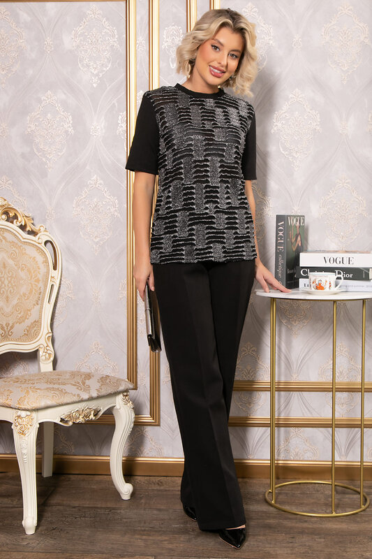 LT Collection Футболка 569607 Б14811-10М черный