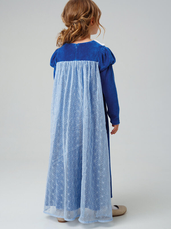 PLAYTODAY Платье 569656 42522016 тёмно-синий,белый