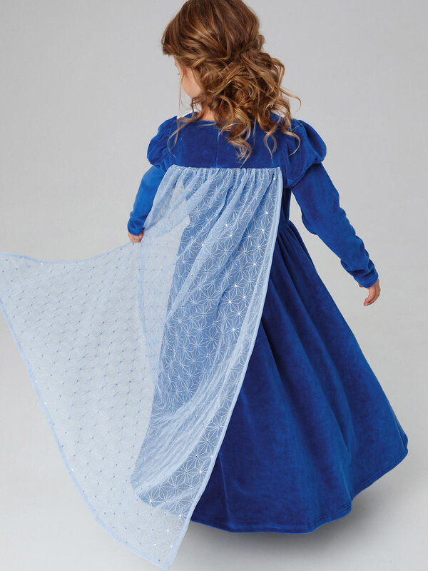 PLAYTODAY Платье 569656 42522016 тёмно-синий,белый