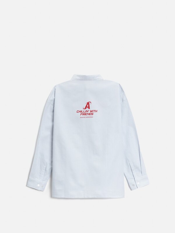 Acoola Сорочка 569723 20110280218 голубая полоска