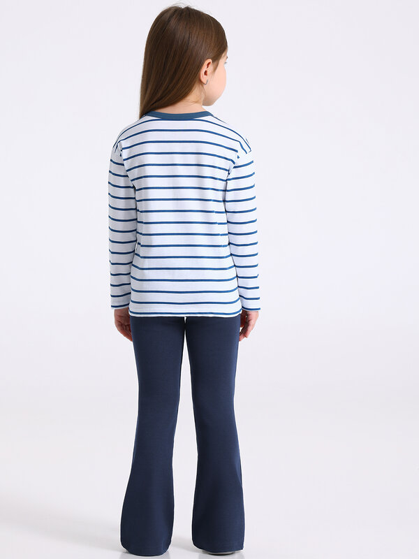 Апрель Комплект 569725 2ДЛБ5891023н полоска белый+синий