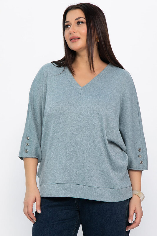 LT Collection Блуза 569792 Б14823-4М зеленый