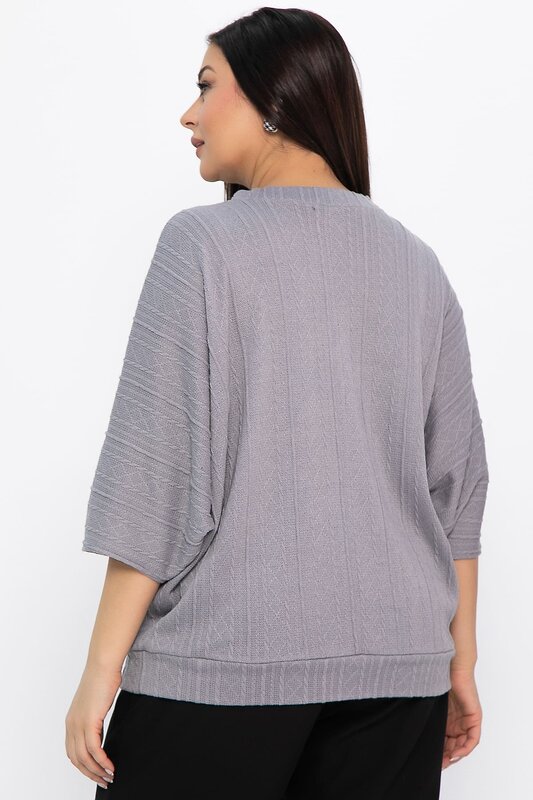 LT Collection Блуза 569795 Б14820-4М серый