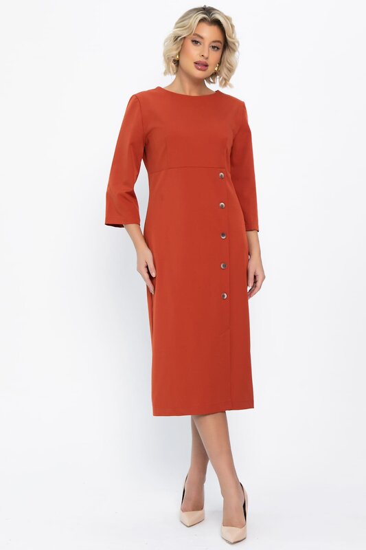 LT Collection Платье 569798 П14813-43М оранжевый