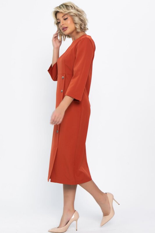 LT Collection Платье 569798 П14813-43М оранжевый