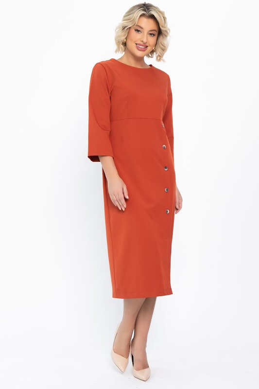 LT Collection Платье 569798 П14813-43М оранжевый