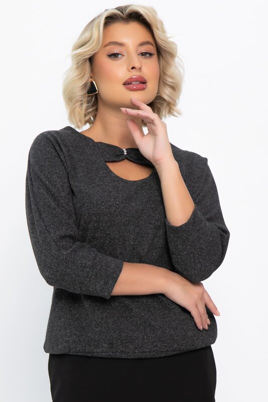 LT Collection Джемпер 569803 Б14789-50М темно-серый