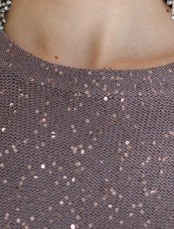 VILATTE Джемпер 569808 D39.363 кофейный