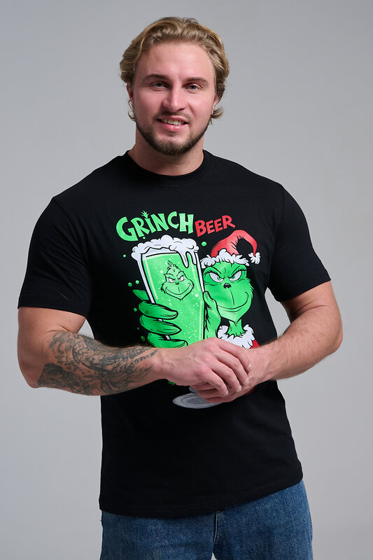 Натали Футболка 569810 8582 черный+гринч