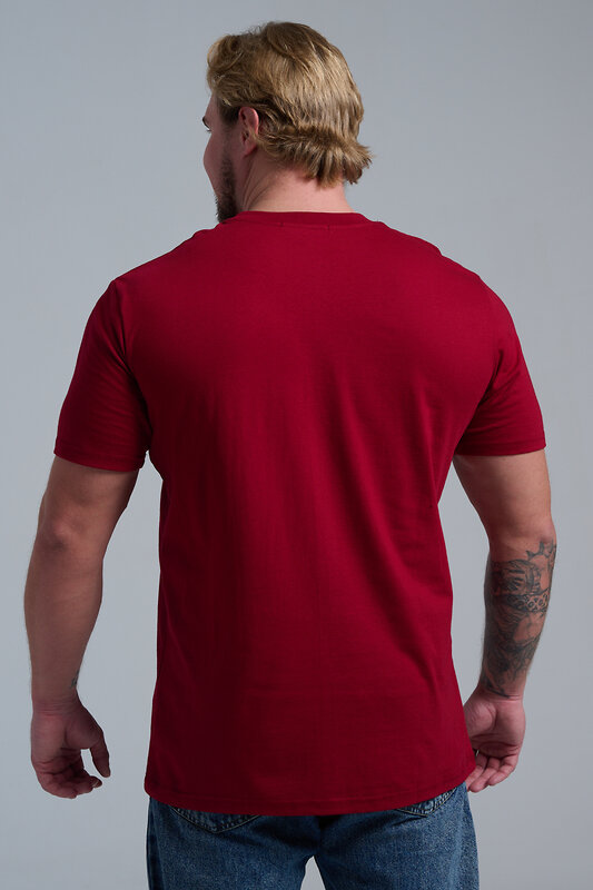 Натали Футболка 569812 8581 бордо+Д мороз с гитарой