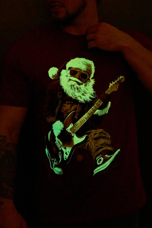 Натали Футболка 569812 8581 бордо+Д мороз с гитарой