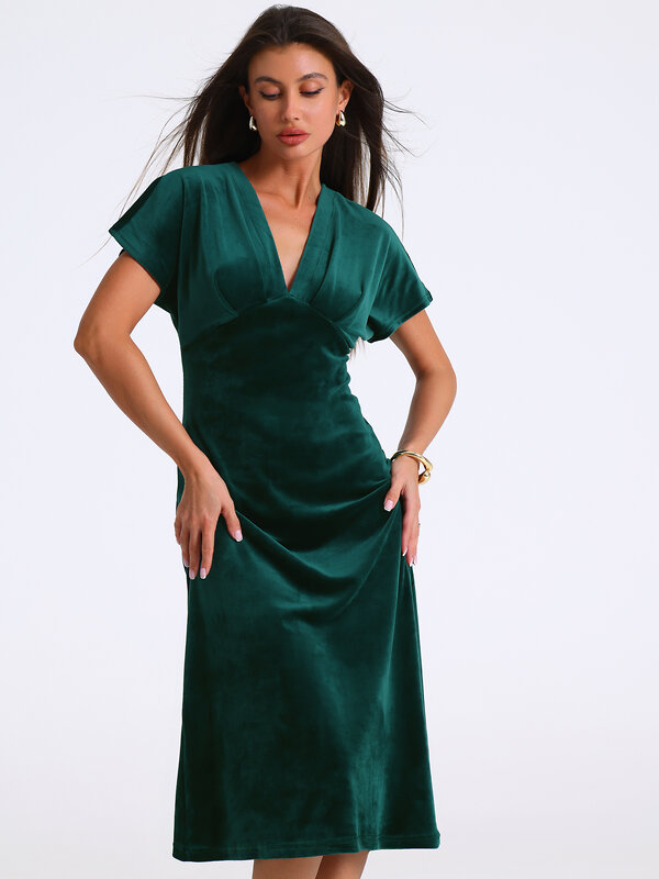 Апрель Платье 569820 1ЖПК4893636 изумруд