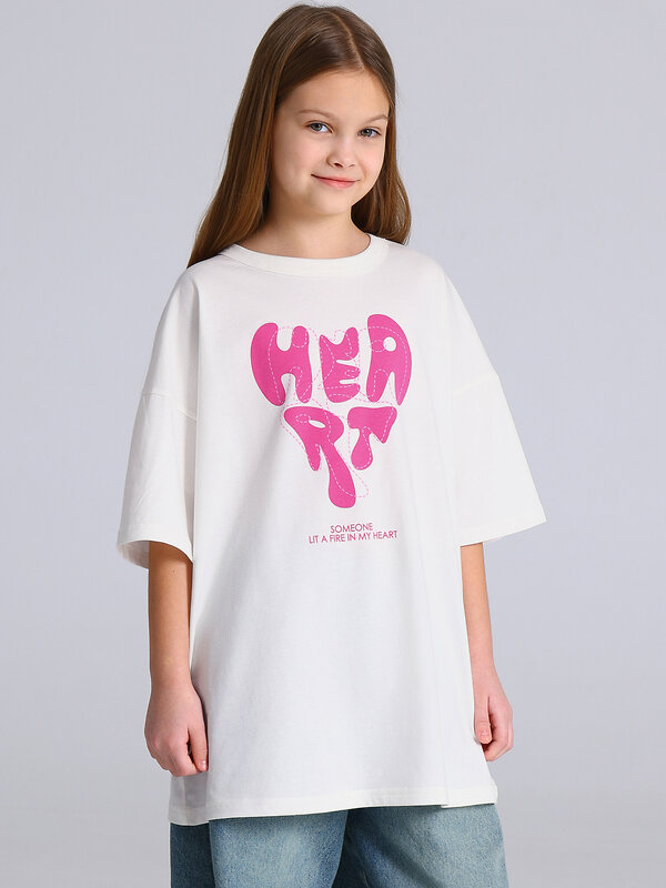 Апрель Футболка 569836 1ДДФК5009001 сливки